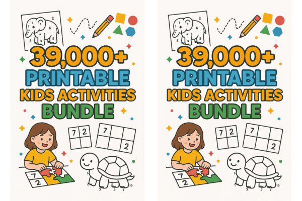 39.000+ Printable Kegiatan Anak: Koleksi Terlengkap Lembar Aktivitas Edukatif & Kreatif