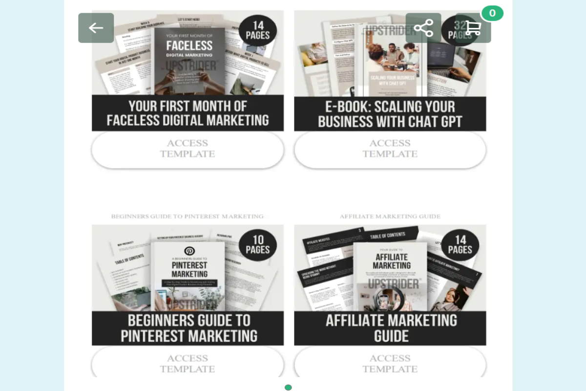 4 EBook PLR Template Eksklusif 2026 - Panduan Faceless Marketing, Pinterest, Affiliate & AI