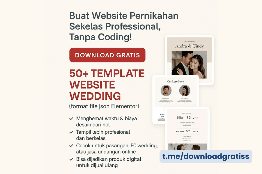 Download GRATIS 50+ Template Website Wedding Wordpress