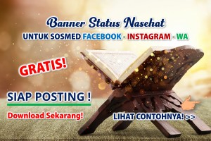 (GRATIS) BANNER NASEHAT SIAP POSTING DI SOSMED