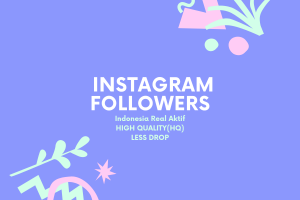 Instagram Followers Indonesia REAL AKTIF (LESS DROP HIGH QUALITY)