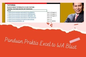 Promosi Lewat Wa Blast Excel Tanpa Aplikasi bisa send data sampe 1000 no wa/ 30 menit tanpa harus masukan nomer kontak