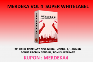 MERDEKA VOL 4 LISENSI OWNER - BEBAS JUAL KEMBALI DENGAN HARGA BERAPA SAJA