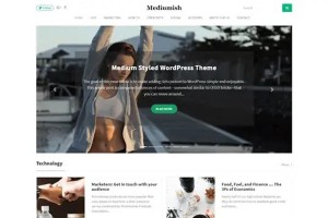 Mediumish WordPress Theme Mirip Medium