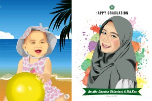 Jasa Lukis Vector Wajah (VectorArt)