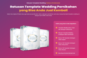 Ratusan Template Wedding PLR Bisa Dijual Kembali