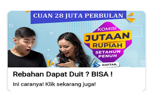 CUAN 28 JUTA PERBULAN SAMBIL REBAHAN