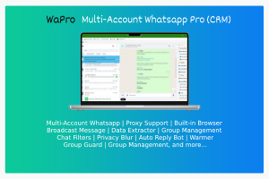 WaPro - Multi-Account WhatsApp Pro (WaCRM)