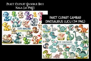 5 Bundle Clipt art Lucu Premium & Eksklusif terbaik Vol.-3