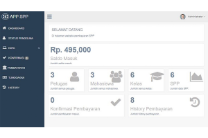 Source Code Aplikasi Pembayaran SPP Berbasis Web MYSQLi