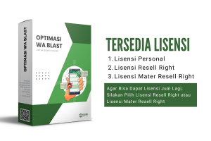 Kelas Online Optimasi WA Blast - Master Resell Right