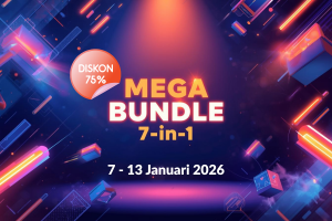 MEGA BUNDLE 7-in-1: Bayar 1, Dapat 7 Produk Premium!