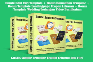 GRATIS Template Lebaran Idul Fitri