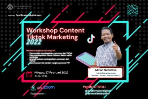 WORKSHOP Content Tiktok Marketing