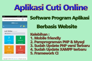 Software Aplikasi Cuti Online Berbasis Web dan Mobile friendly 