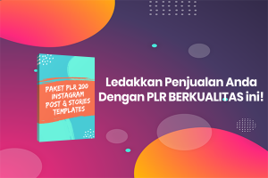 Paket PLR 200 Instagram Post & Stories Template