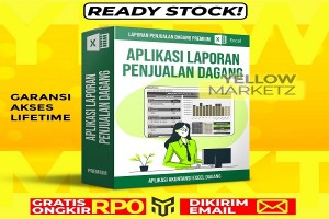 Aplikasi Laporan Penjualan Dagang Excel Premium