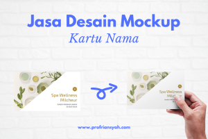 Jasa Pembuatan Mockup Produk Kartu Nama