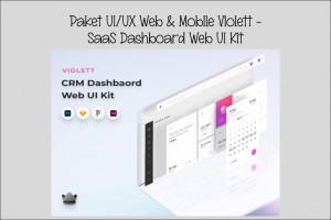 Paket UI/UX Web & Mobile Violett - SaaS Dashboard Web UI Kit