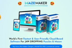 MAZE MAKER PELUANG USAHA BUKU EDUKASI ANAK Customizable Puzzle & Maze Books Maker 