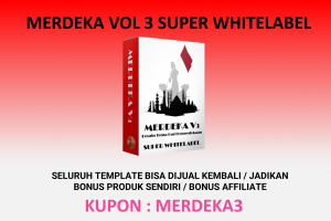 MERDEKA VOL 3 LISENSI OWNER - BEBAS JUAL KEMBALI DENGAN HARGA BERAPA SAJA