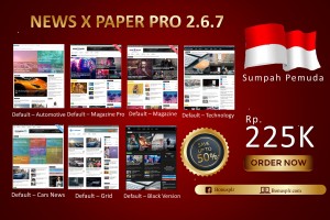 Bundle 7 In 1 News X Paper Pro Blogspot V.2.6.7