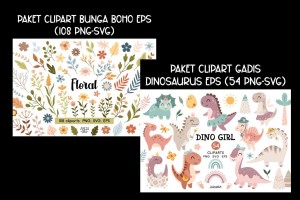 7 Bundle Clipt art Lucu Premium & Eksklusif terbaik Vol.-2