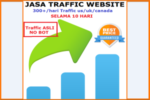 Jasa Kirim Traffic US/UK/CANADA 300+ Per Hari SELAMA 10 HARI