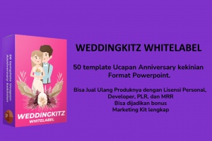 WEDDINGKITZ LISENSI OWNER - BEBAS JUAL KEMBALI DENGAN HARGA BERAPA SAJA