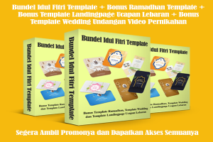 PLR Template Lebaran Idul Fitri Bonus Wedding Template